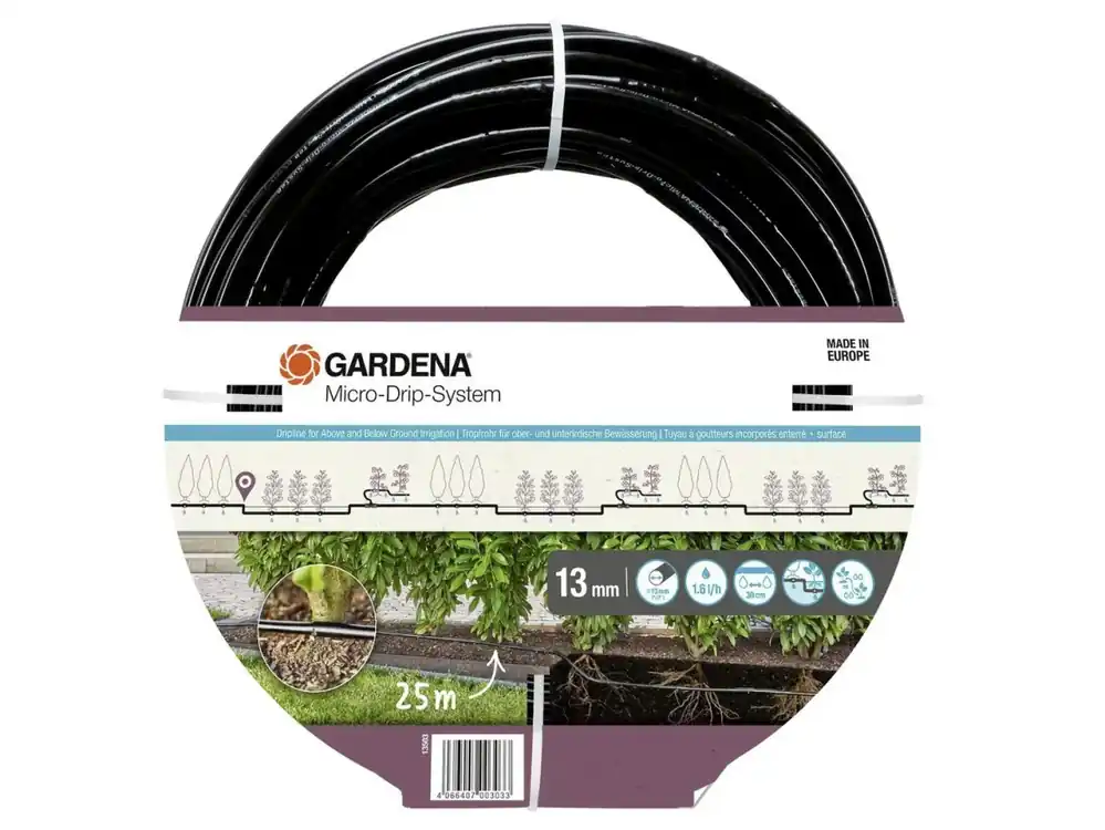 GARDENA Micro-Drip-System ober-/unterirdisches Tropfrohr für Büsche/Hecken Mega-Angebot