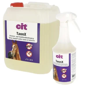 Ausverkauf cit® Insektenspray "TaonX" für Pferde gegen Bremsen, Pferdefliegen, Stechmücken und andere Arthropoden