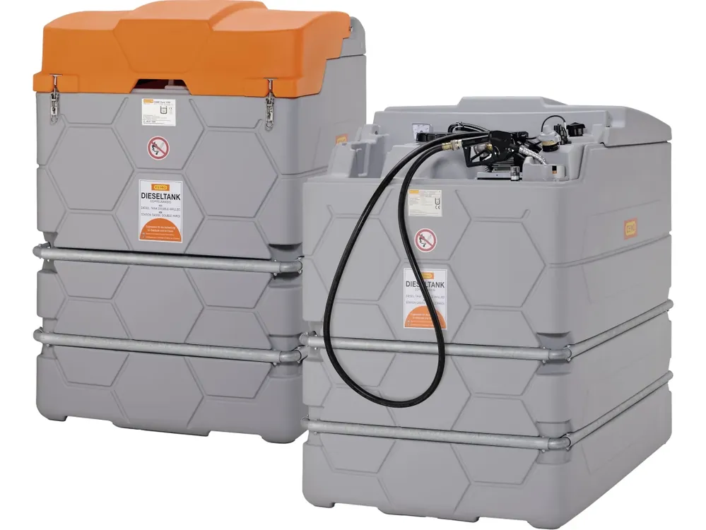 Cemo Tankanlage "Cube Indoor/Outdoor Basic" für Diesel, stationär, 230 V-Pumpe Günstig