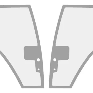 Markenprodukt Fendt Türscheibe grün, links/rechts, für Farmer 300, Favorit