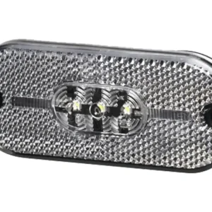Hella® LED-Positionsleuchte oval, Front, weiß, 108 x 44 x 10,5 mm, 12 – 24 V DC, E4 14800 Nur Heute