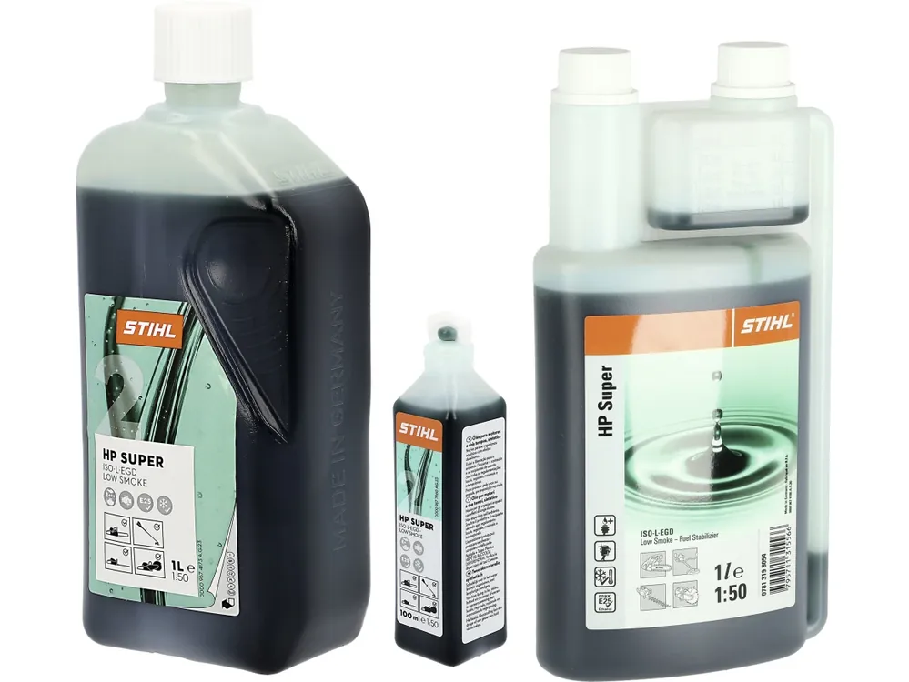 STIHL 2-Takt-Öl "HP Super", 1:50, teilsynthetisch mit aschearmen Additiven Preiswert