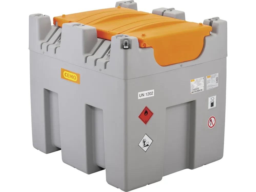 Cemo Tankanlage "Cube Mobil" 980 l für Diesel, mobil, mit ADR-Zulassung Geprüft