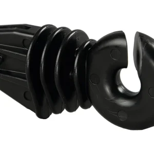 Patura Ringisolator mit Splint, schwarz für Winkelstahlpfahl Markenprodukt