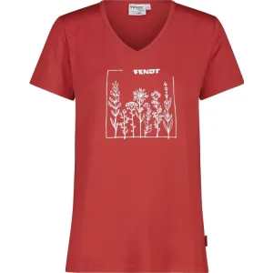 Sale Fendt T-Shirt Damen rot; weiß