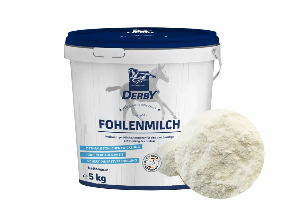 Schneller Versand DERBY® Fohlenmilch schmackhafter Muttermilchersatz