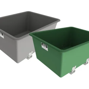 Garantierte Lieferung Cemo Transportbehälter mit Staplertaschen, GFK rechteckig