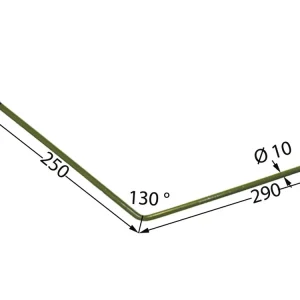 Striegelzinken 290/310 x 10 mm links/rechts, für Striegel Amazone Knallerangebot