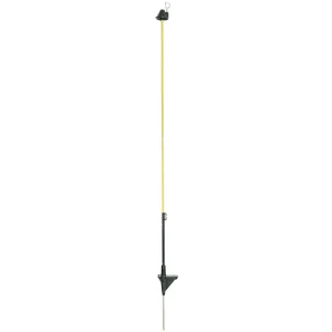 Bestpreis Ako Zaunpfahl Fiberglas gelb; schwarz, oval, 10 St.