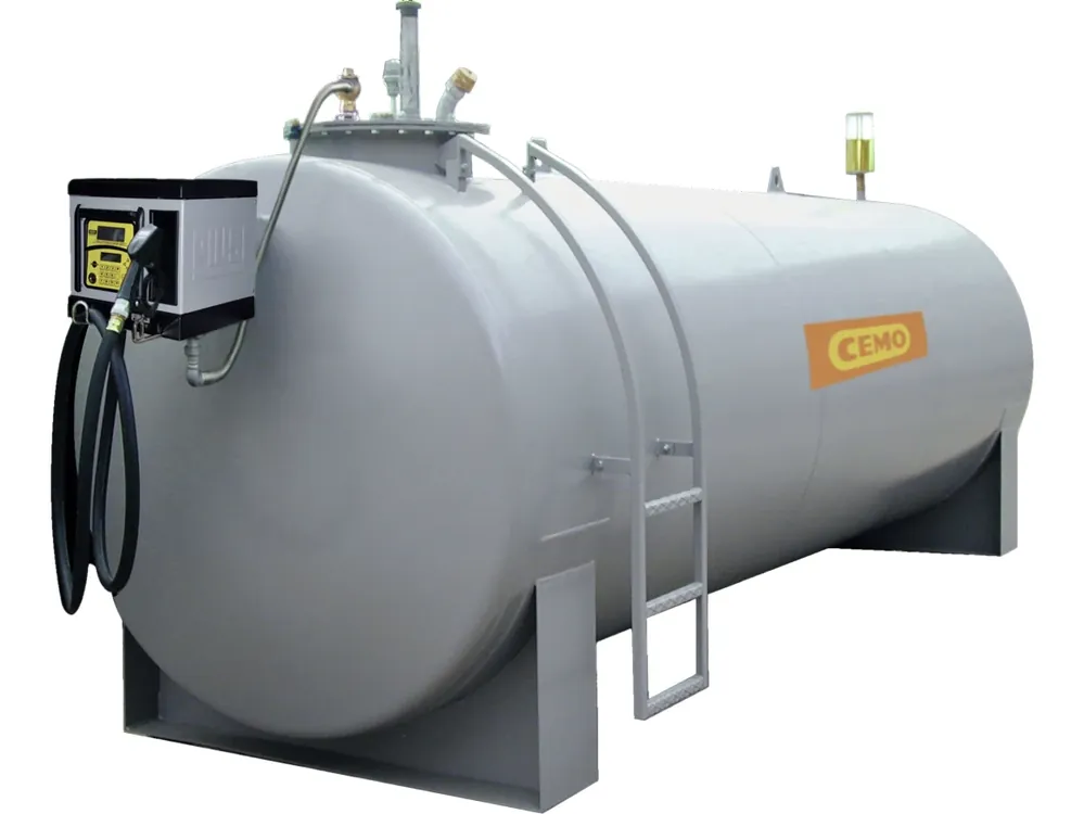 Cemo Tankanlage für Diesel; RME, stationär, 230 V-Pumpe, oberirdisch Abverkauf
