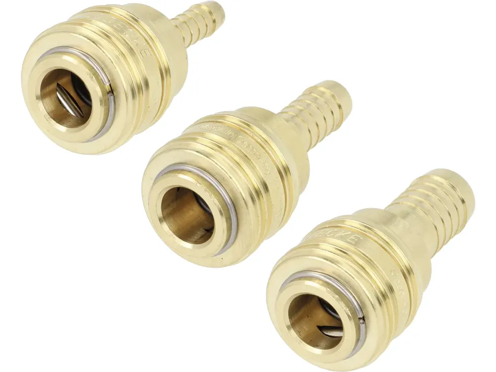 Druckluftmuffe Schlauchanschluss, Euro NW 7,2, Messing Top-Angebot