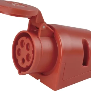 Herth + Buss CEE-Kupplung, 400 V, 16 A; 32 A, 5-polig, rot, mit Deckel, für Nutzfahrzeuge Mega-Angebot