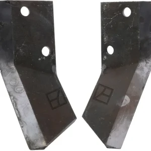 Sonderaktion Industriehof® Fräsmesserklinge links/rechts 90 x 40 x 4 mm gewinkelt, für Futtermischwagen Walker