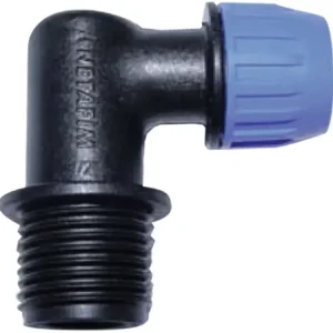 NETAFIM™ Winkelverbinder 90 ° Rohranschluss x Außengewinde zöllig Flare, für dünnwandiges Tropfrohr Highlight