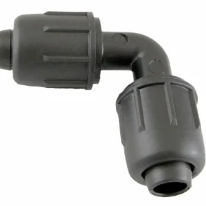 irritec® Winkelverbinder 90 ° Rohranschluss beidseitig, für dickwandiges Tropfrohr, PE-Rohr Markenprodukt