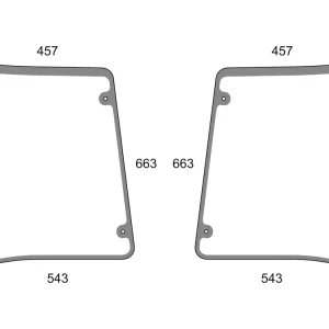 Sofort Bestellen Eckscheibe grün, hinten links/rechts, geklebt, für Traktor Claas Arion 410, 420
