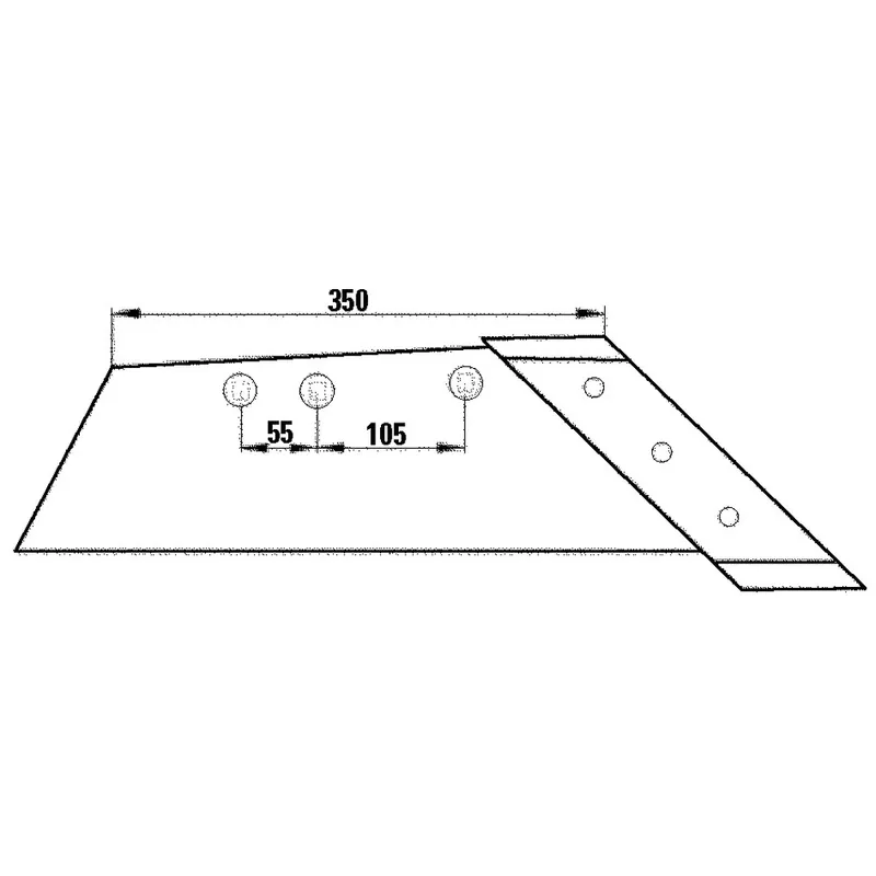 iQparts Wechselspitzschar SSP-332OS, ohne Wechselspitze links Neue Kollektion