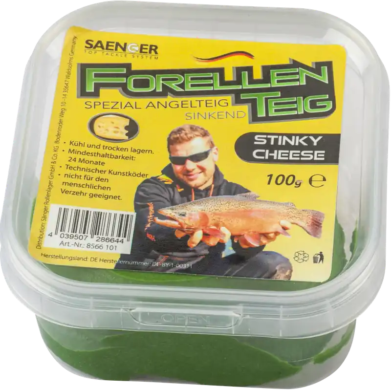Abverkauf Sänger Forellenteig, Spezial Angelteig - sinkend 100 g Salmon Egg