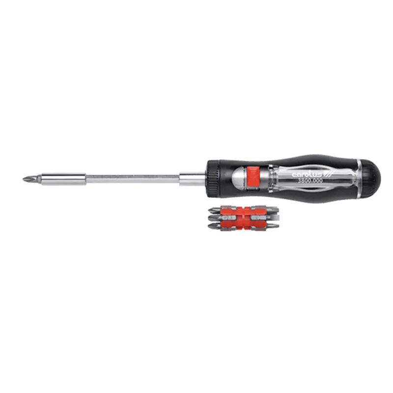 Markenprodukt Gedore Magazin-Schraubendrehersatz, 13-tlg. Bits 1/4 Zoll Griff m. Ringratsche