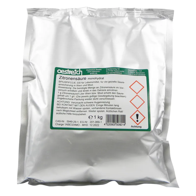 Neuheit Zitronensäure 1 kg