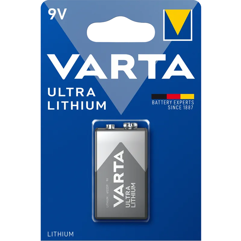 Varta Ultra Lithium 9 V Block – Professionelle Energie Online Kaufen