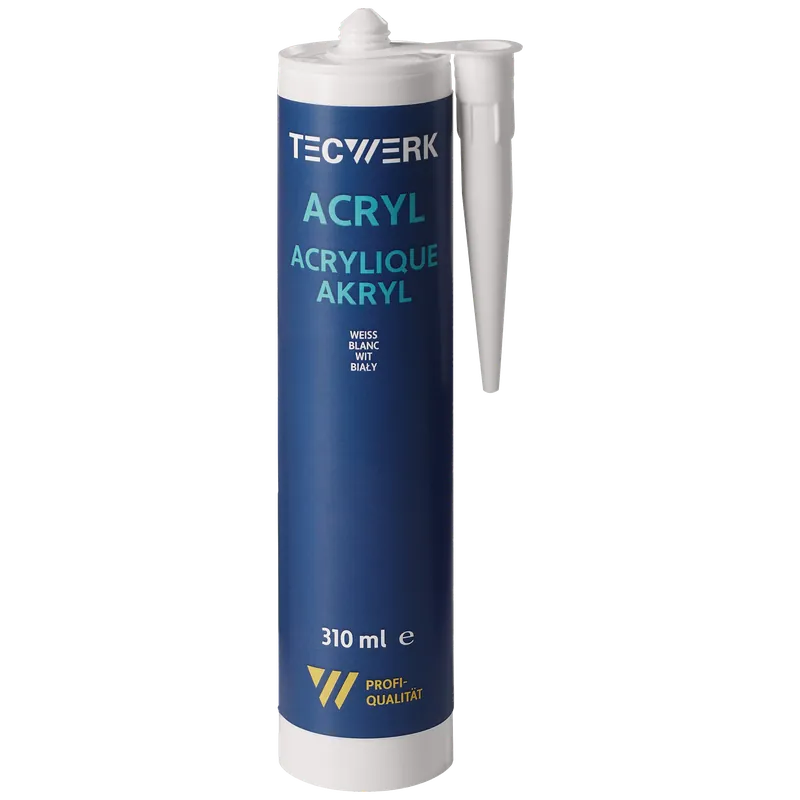 Abverkauf Tecwerk Acryl 310 ml weiß in Kartusche
