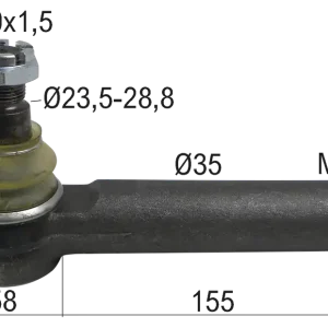 Preisreduziert Kugelgelenk Case/Steyr M22x1,5