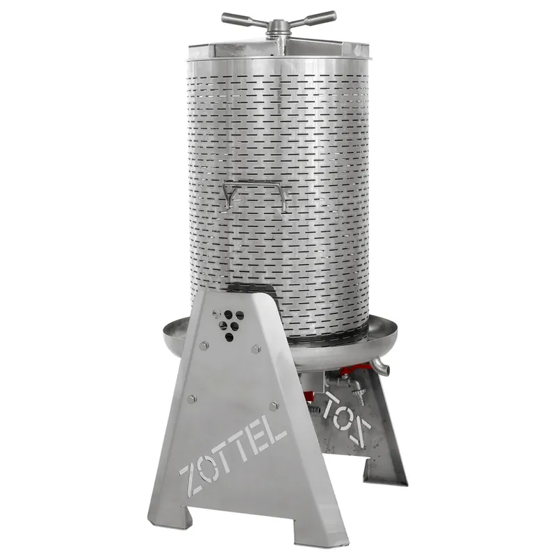 Geprüft Zottel Wasserpresse Edelstahl für Obst 35 Liter