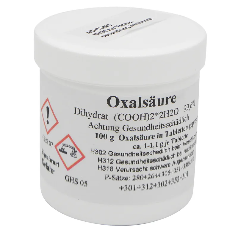 Neue Ware Oxalsäuretabletten 100g*