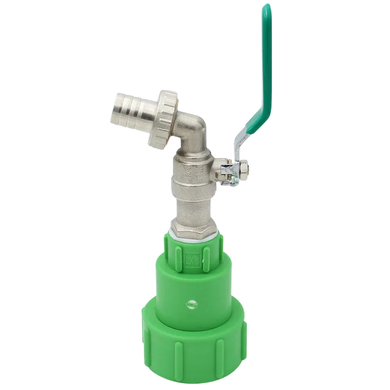 IBC Kugelhahn Metall mit Verdrehschutz Highlight
