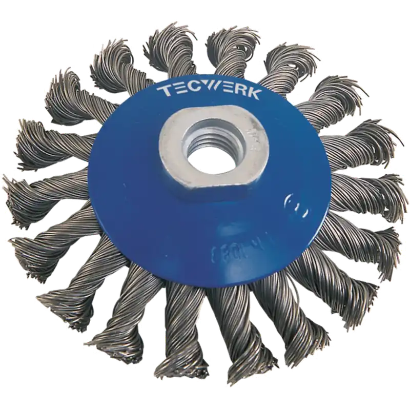 Tecwerk Kegelbürste 115 mm, 0,50 mm, M14 gezopft Finale Aktion