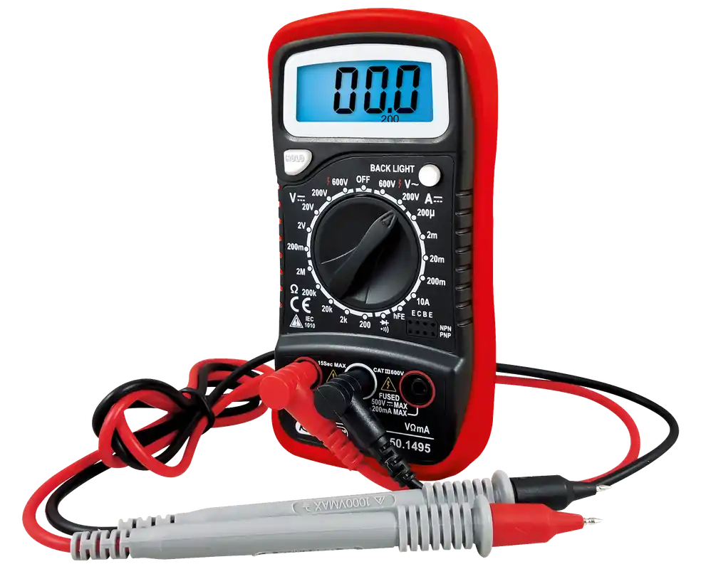 KS Tools Digital Multimeter inkl. Prüfspitzen und inkl. Batterie Nur Für Kurze Zeit