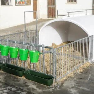 Sofort Bestellen KERBL Kälber-Großraumiglu XXL m Zaun für 7 Kälber