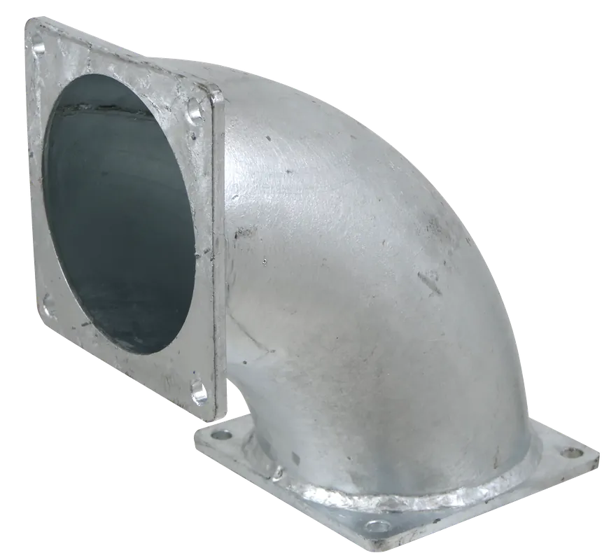 Doppelflanschbogen 90° 6 Radius 400mm Rabatt