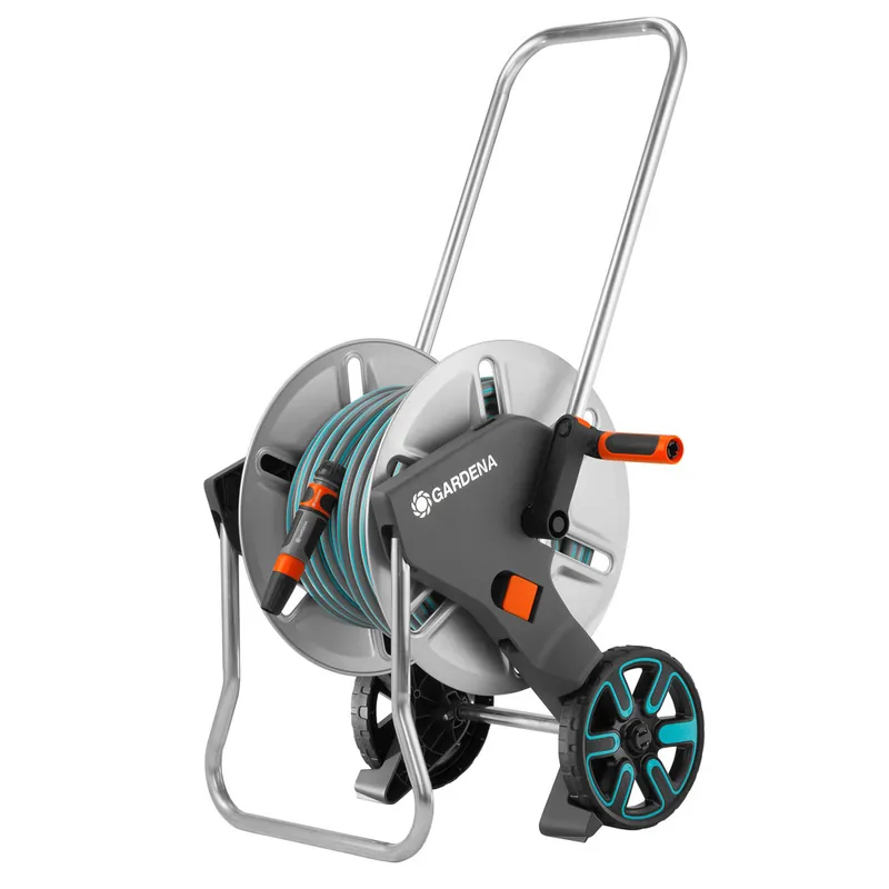 Gardena Schlauchwagen Aqua Roll Metall Set Neu Im Sortiment