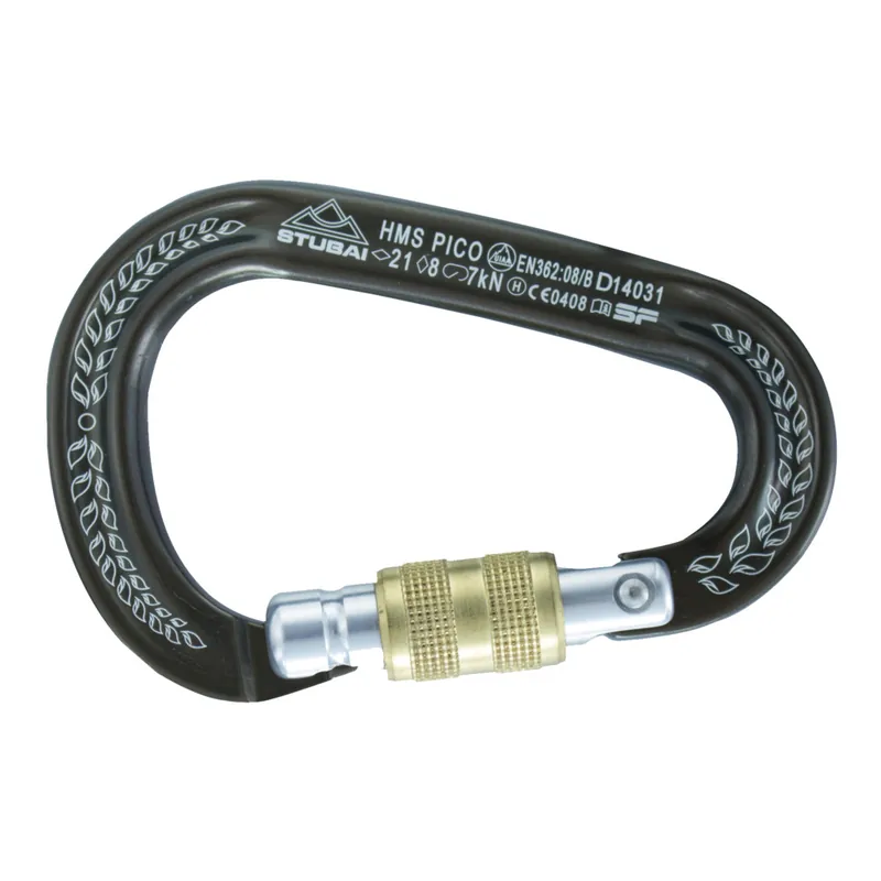 Stubai Karabiner HMS Pico Easylock, bronze Geprüft