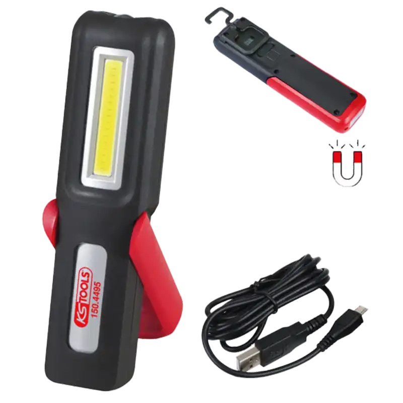 KS Tools Werkstatt Handlampe mobil 3 W COB LED knickbar Geprüft