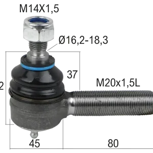 Begrenztes Angebot Kugelgelenk M20x1,5 Links