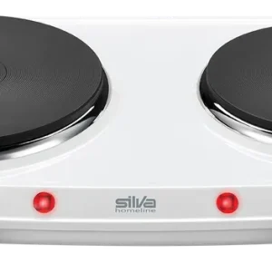 Abverkauf Silva homeline Doppelkochplatte weiß Leistung 2250W