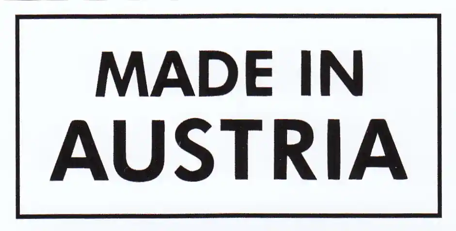 Aufkleber Made in Austria Neu