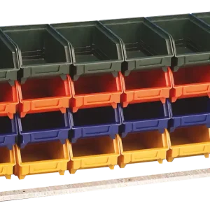 Stapelboxen-Set, 4-tlg. groß Gr.3 blau Neu