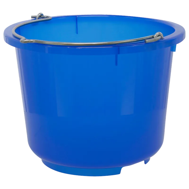 Neuheit KERBL Futtereimer lebensmittelecht 12 L hochstabil blau transparent