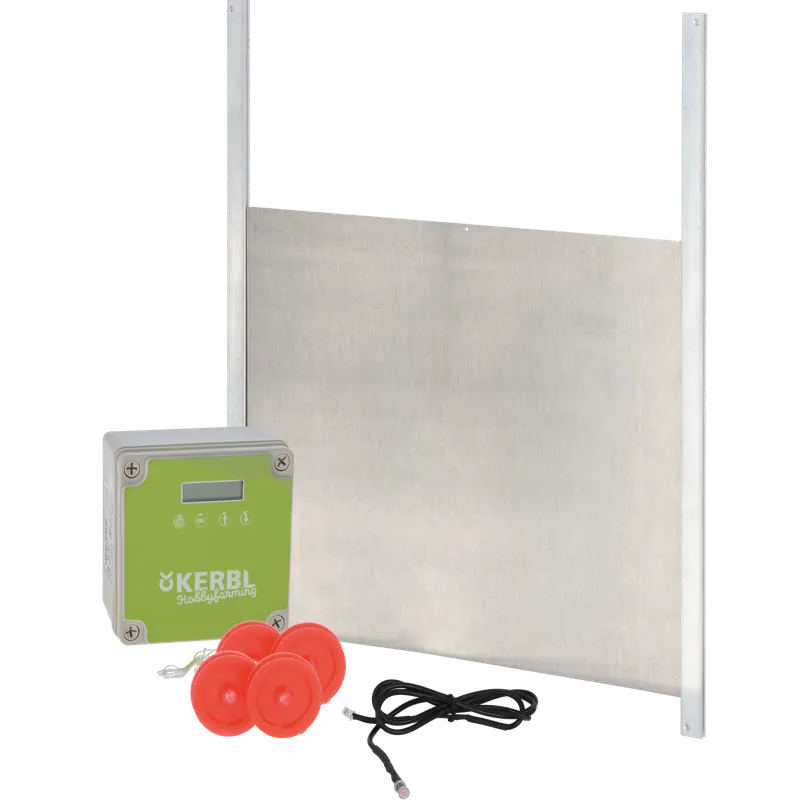 Preisknaller Hühnertür-Set automatisch 43x40 cm