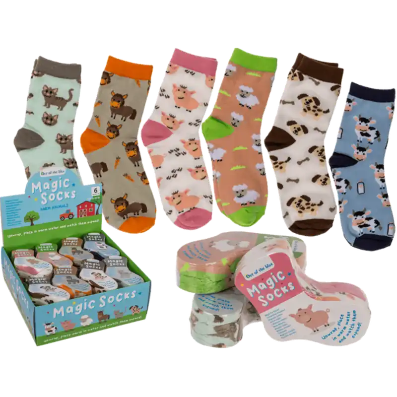 Markenprodukt Zaubersocken Bauernhoftiere GR 22-34