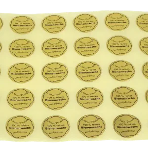 Aktuell Kerzen-Etiketten 40 Stück, Ø 16 mm