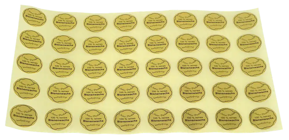 Aktuell Kerzen-Etiketten 40 Stück, Ø 16 mm