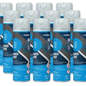 Beliebt LYRA Markierspray Lyra blau 12er SET