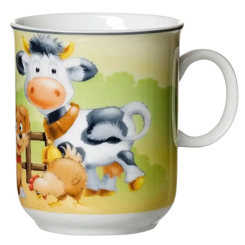 Zertifiziert Kindertasse Hoftiere 0,27 lt