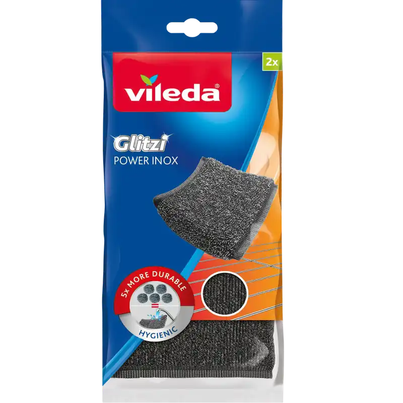 Sofort Bestellen Vileda Spiralschwamm Glitzi Inox 2 Stück.