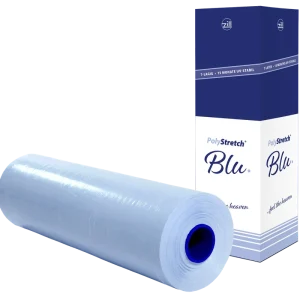 Neue Kollektion Rundballen Stretchfolie Polystretch blu 0,75 x 1.750 m 7-lagig